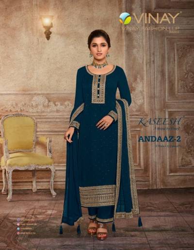 Andaaz Vol 2 By Vinay Designer Festive Wear Salwar Kameez Collection